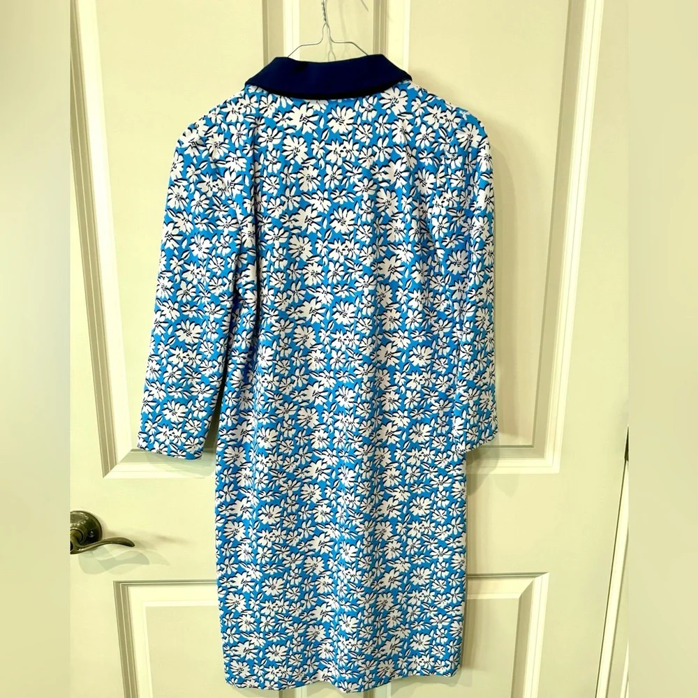 Lilly Pulitzer Ainslee dress in lunar blue palm beach petals, XS. - Picture 3 of 5
